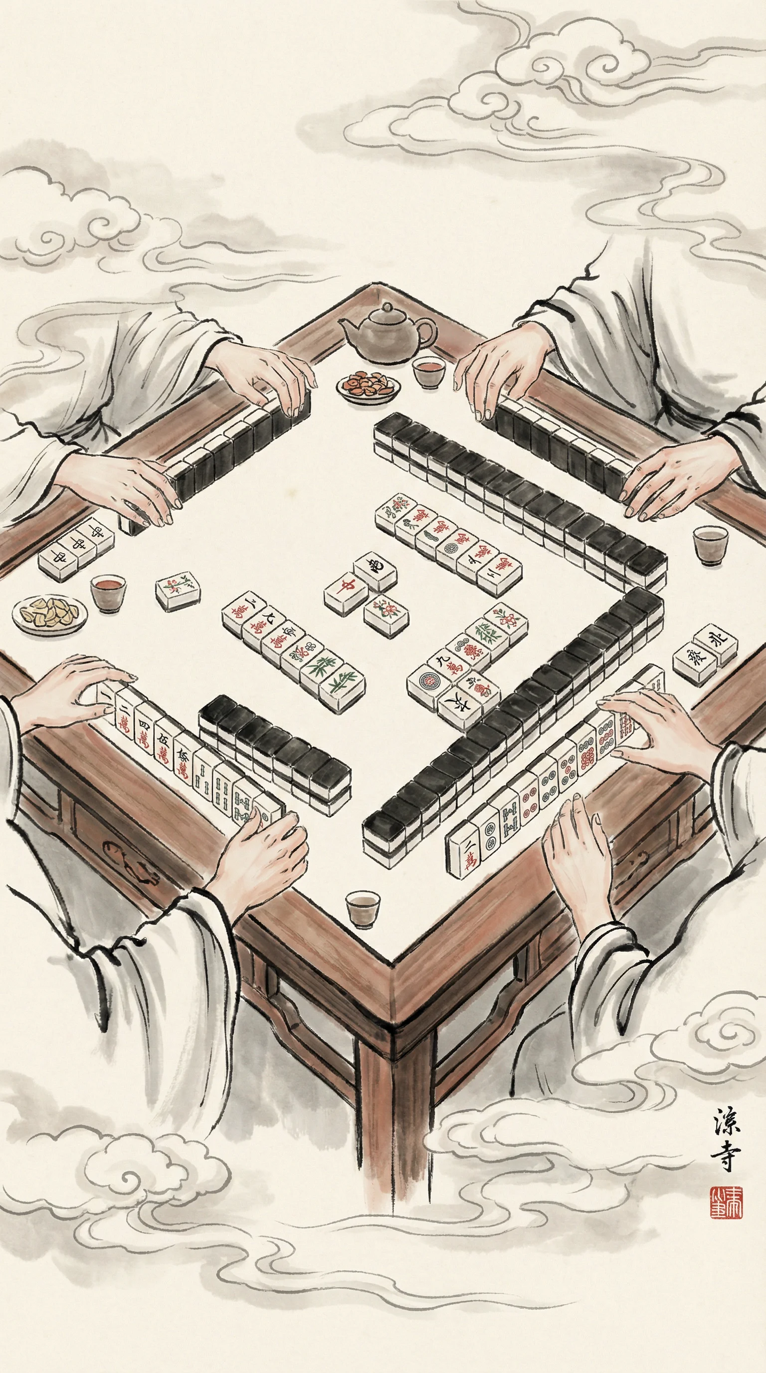 飞艇计划经典版水墨风格游戏界面